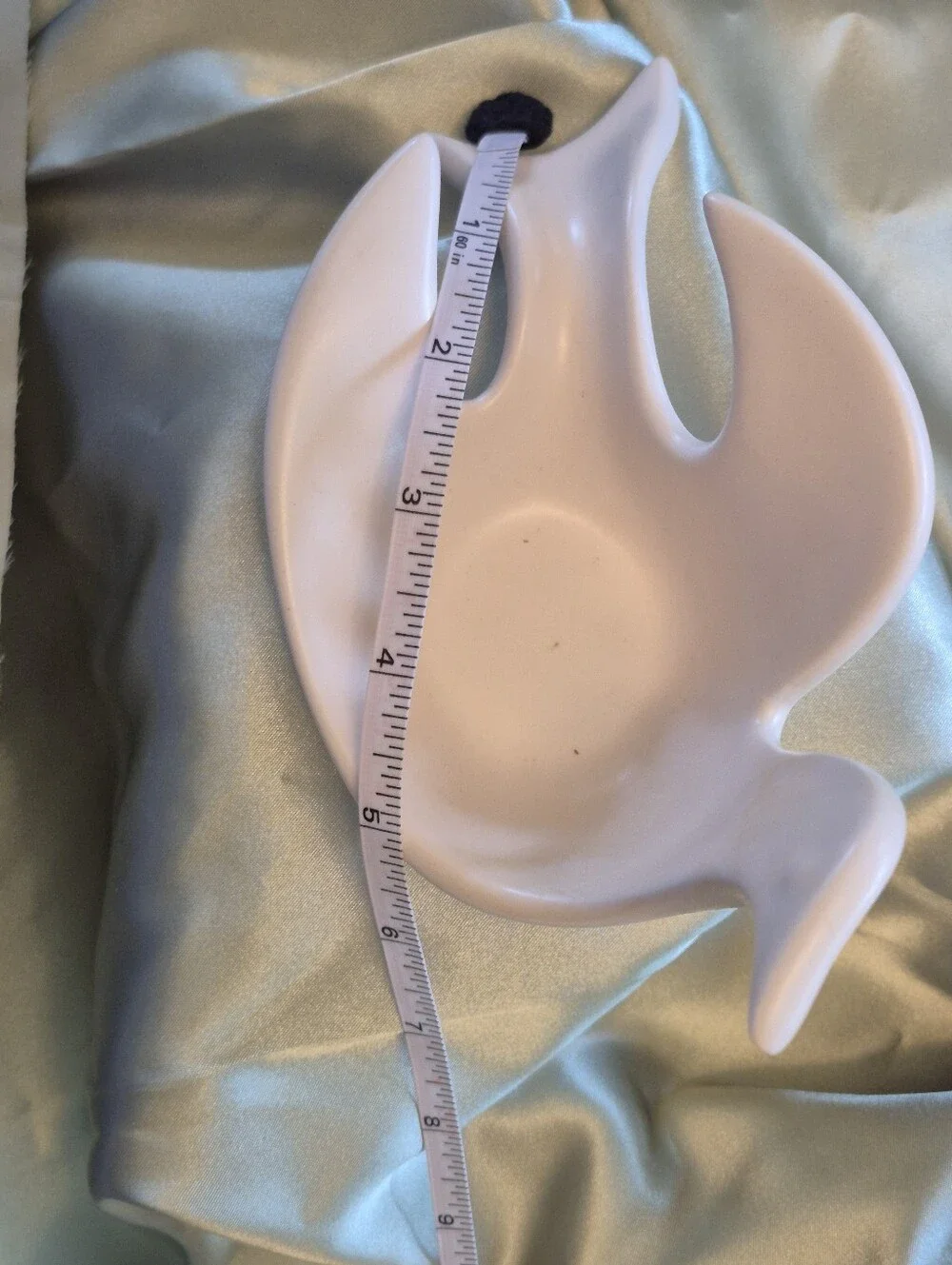 White Ceramic Dove Bird-Shaped Dish Jonathan Adler Collectible Dish